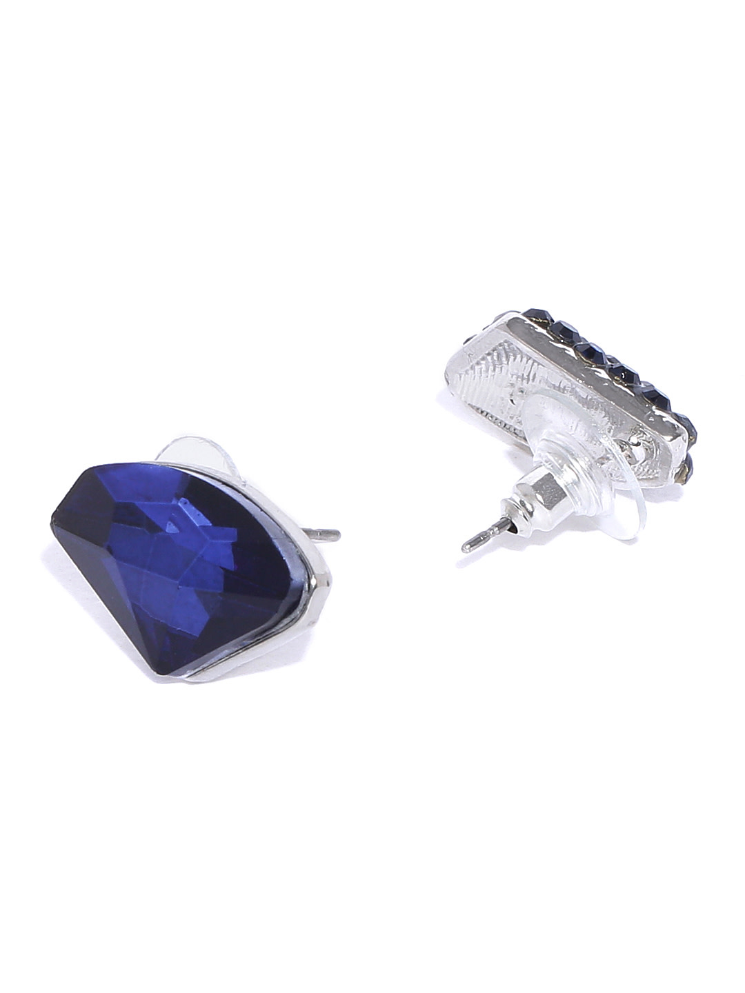 YouBella Jewellery Earrings for women Crystal Earrings for Girls and Women (Dark Blue)