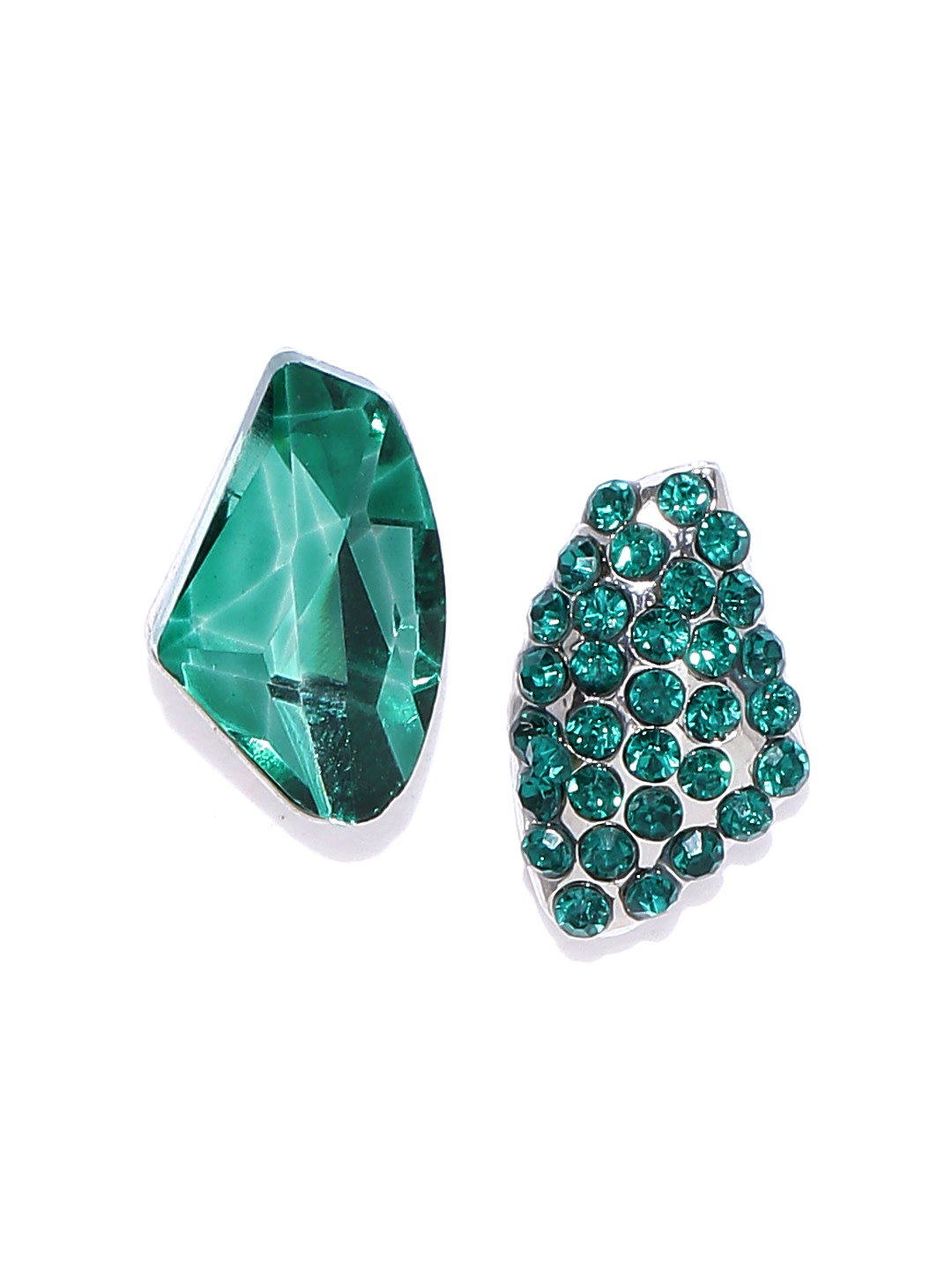YouBella Jewellery Earrings for women Crystal Earrings for Girls and Women (Green)