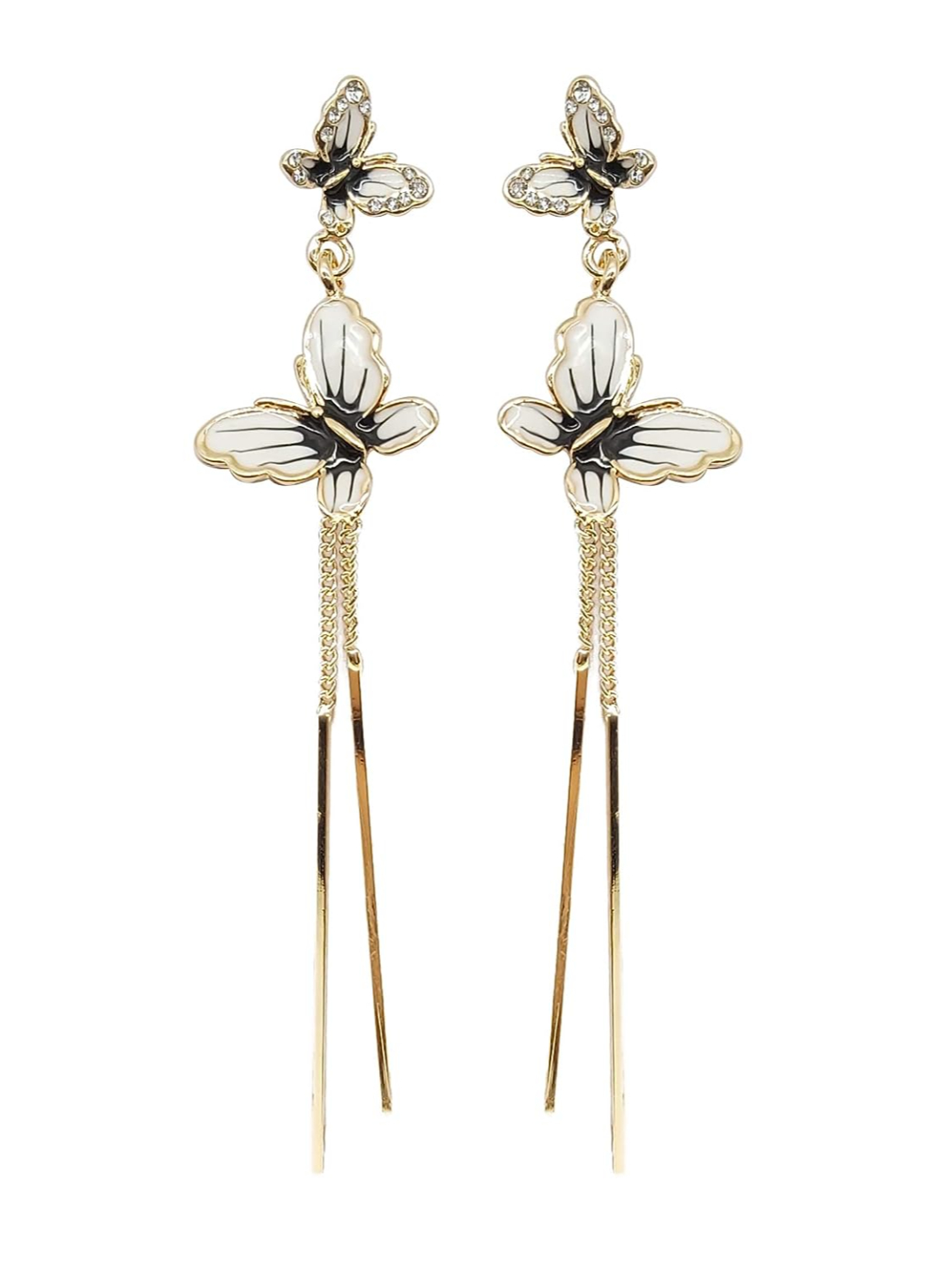 YouBella Jewellery Earings Butterfly Earrings for Girls and Women (Style 2)