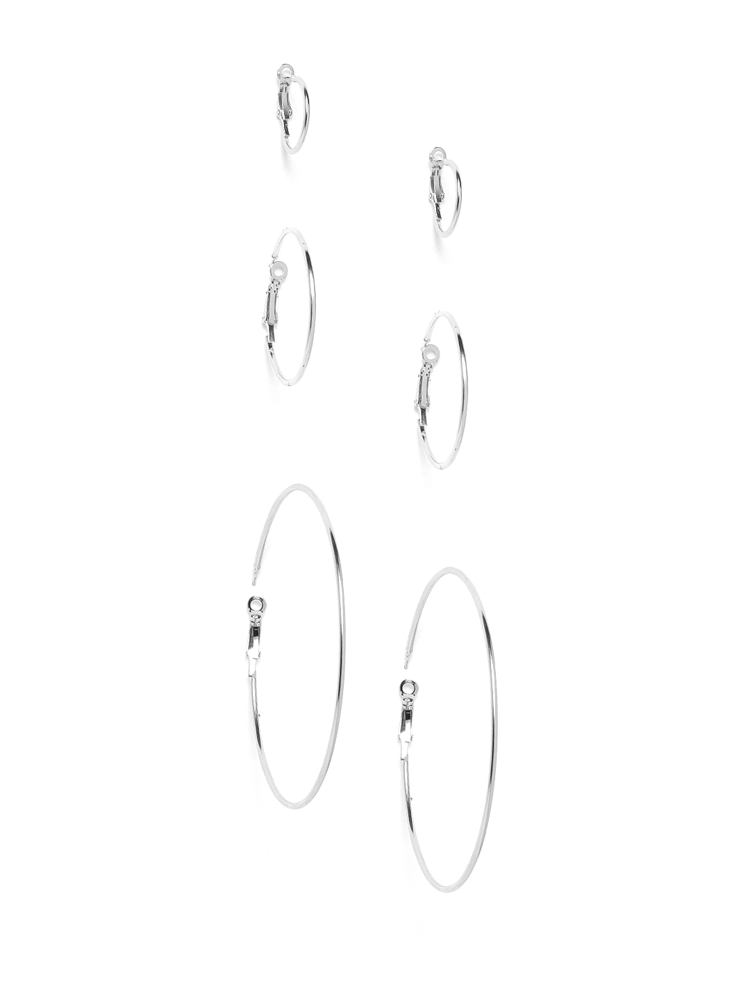 YouBella Jewellery Ear rings for women Combo of 24 Hoop Earrings for Girls and Women (Combo)