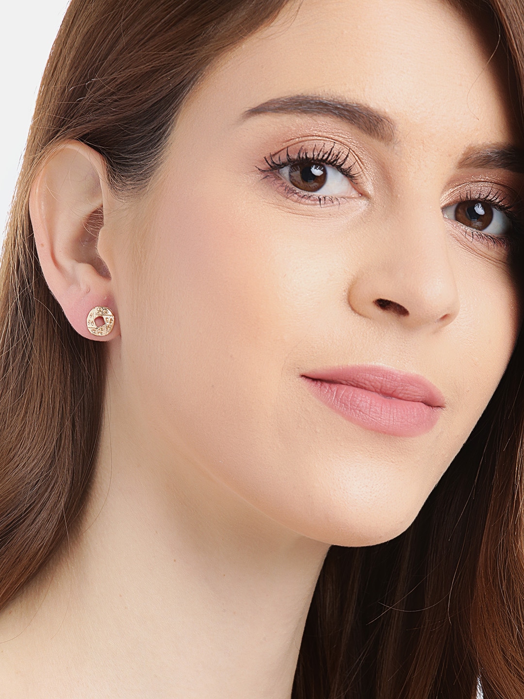 YouBella Girls/Women's Gold Plated Combo of 24 Stud Tops Earrings Jewellery (Golden)