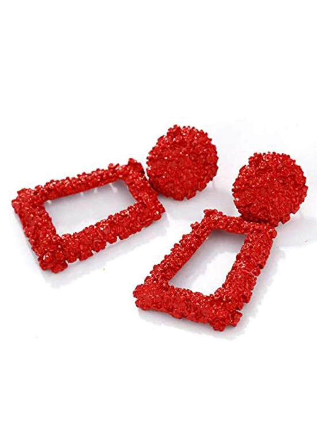 YouBella Jewellery Celebrity Inspired Handmade Earrings for Girls and Women (Red)