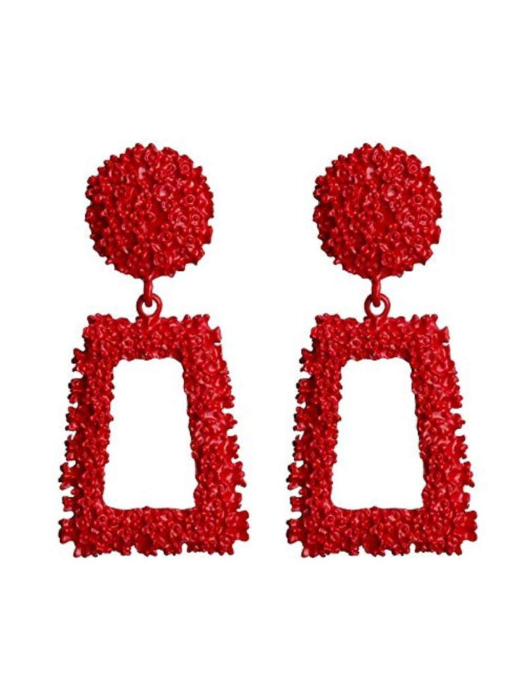 YouBella Jewellery Celebrity Inspired Handmade Earrings for Girls and Women (Red)