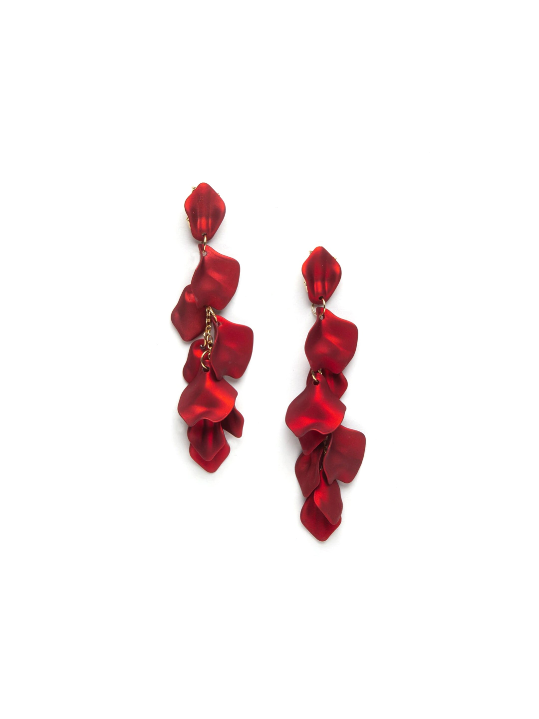YouBella Jewellery Celebrity Inspired Earrings for women Handmade Earrings for Girls and Women (Red)