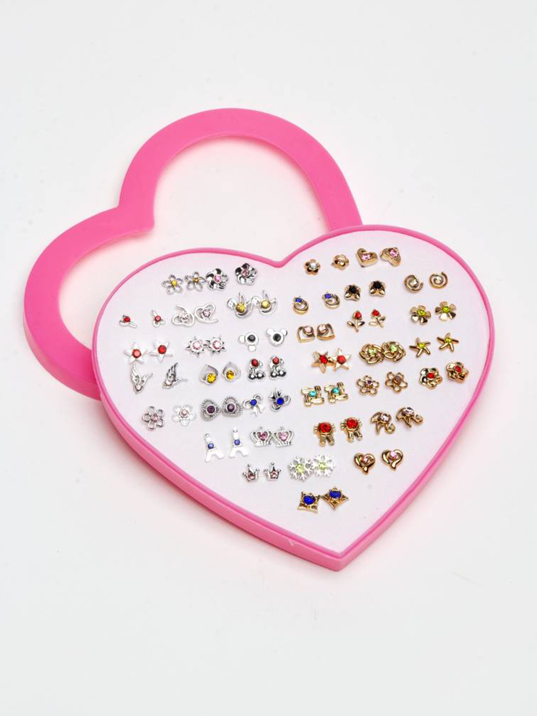 YouBella Jewellery Earrings for Women Combo of 36 Stud Tops Earring for Women and Girls (Multi-color) (Style 1)