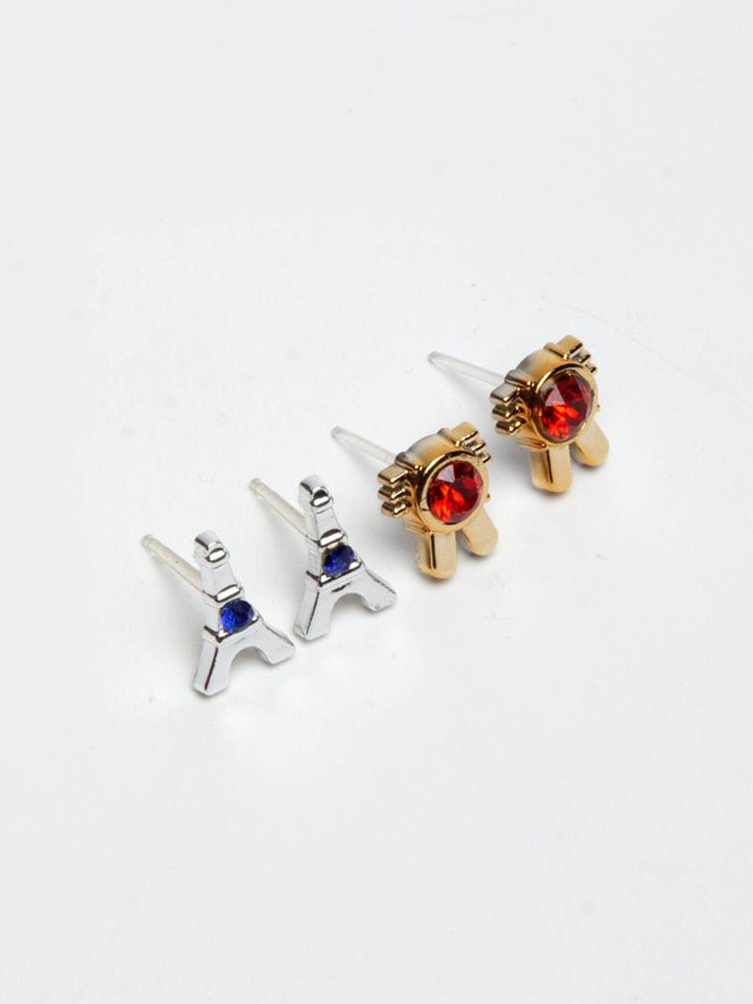 YouBella Jewellery Earrings for Women Combo of 36 Stud Tops Earring for Women and Girls (Multi-color) (Style 1)
