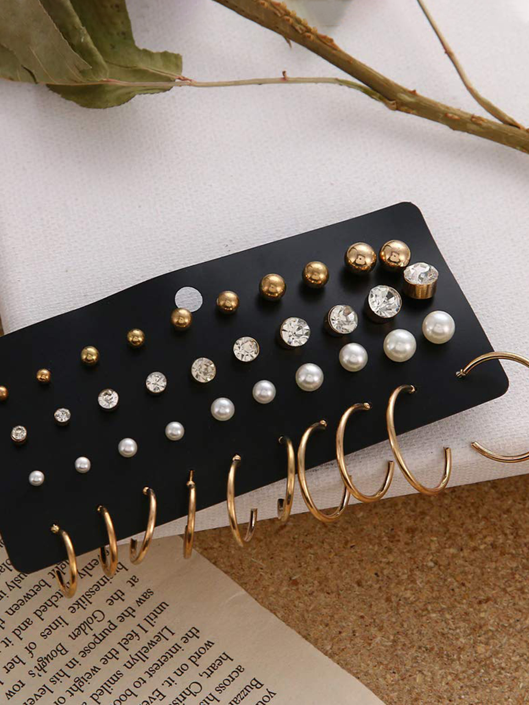 YouBella Jewellery Earrings For Women Combo Of Stud Tops Earring For Women And Girls (Multi-Color) (Ybear_32862), Medium