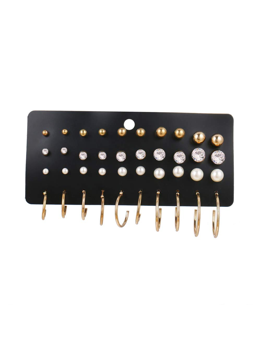 YouBella Jewellery Earrings For Women Combo Of Stud Tops Earring For Women And Girls (Multi-Color) (Ybear_32862), Medium