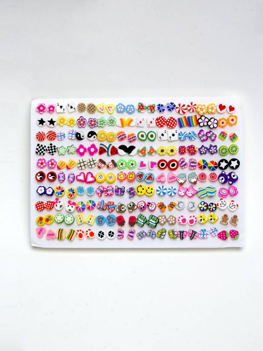 YouBella Jewellery Earrings for Women Combo of 100 Stud Tops Earring for Women and Girls (Multi-color) (YBEAR_32864)