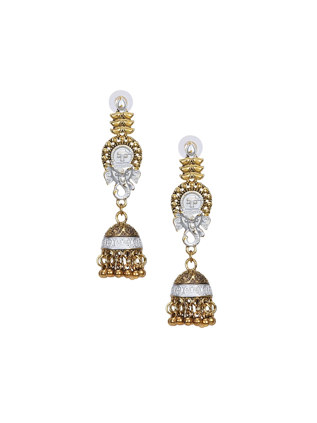 YouBella Jewellery Afghani Tribal Earrings for Women and Girls (Multi-Color) (STLYE 4)