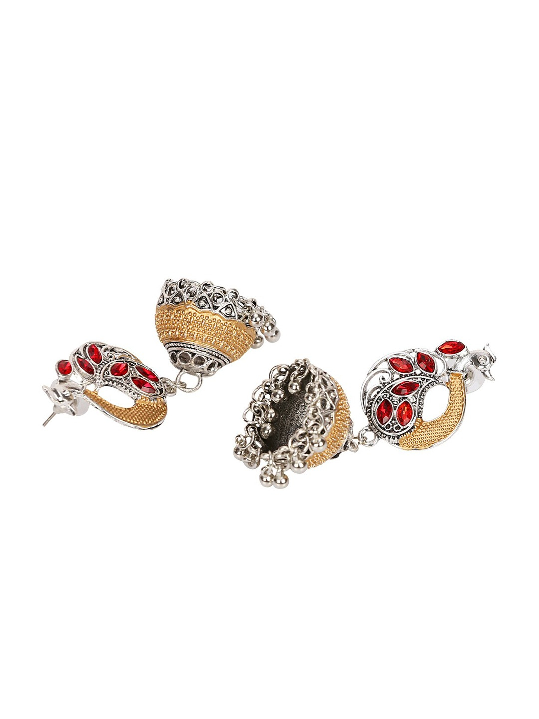YouBella Multicoloured Contemporary Jhumkas