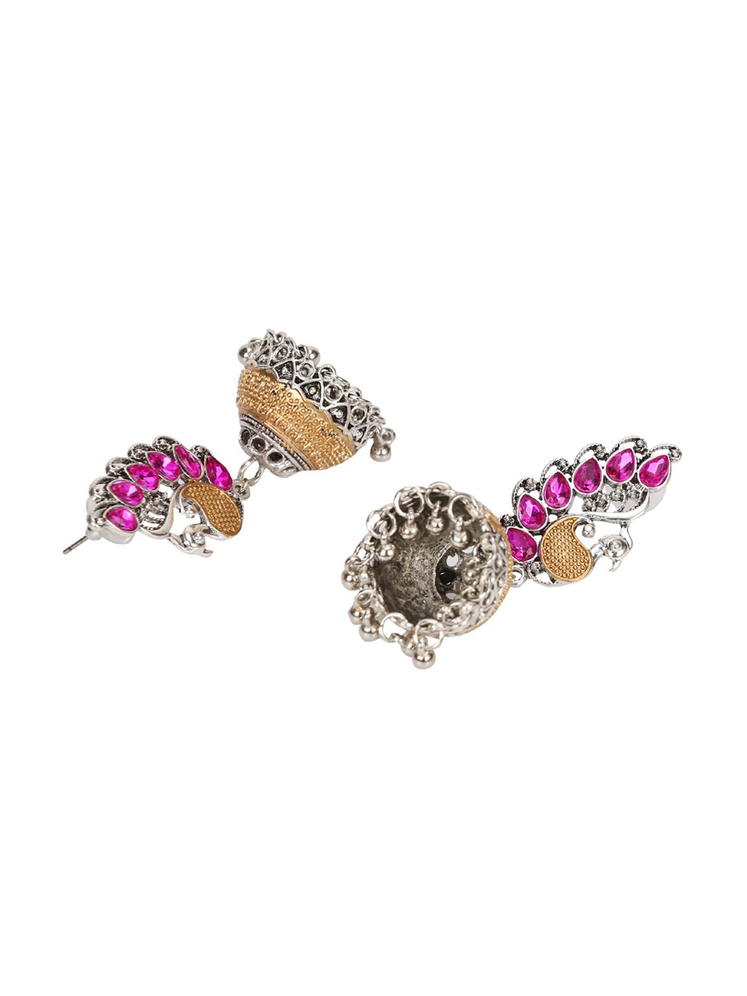 YouBella Jewellery Afghani Tribal Earrings for Women and Girls (Multi-Color) (STLYE 8)