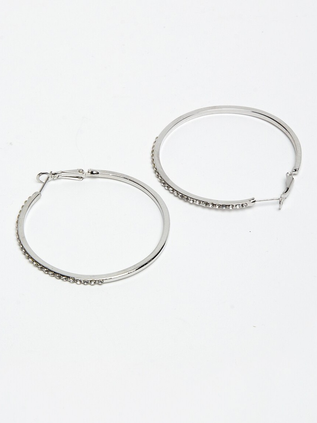 YouBella Gold Contemporary Hoop Earrings