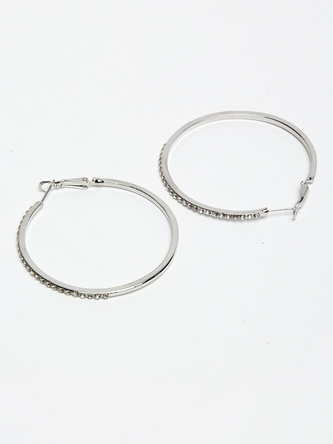 YouBella Gold Contemporary Hoop Earrings