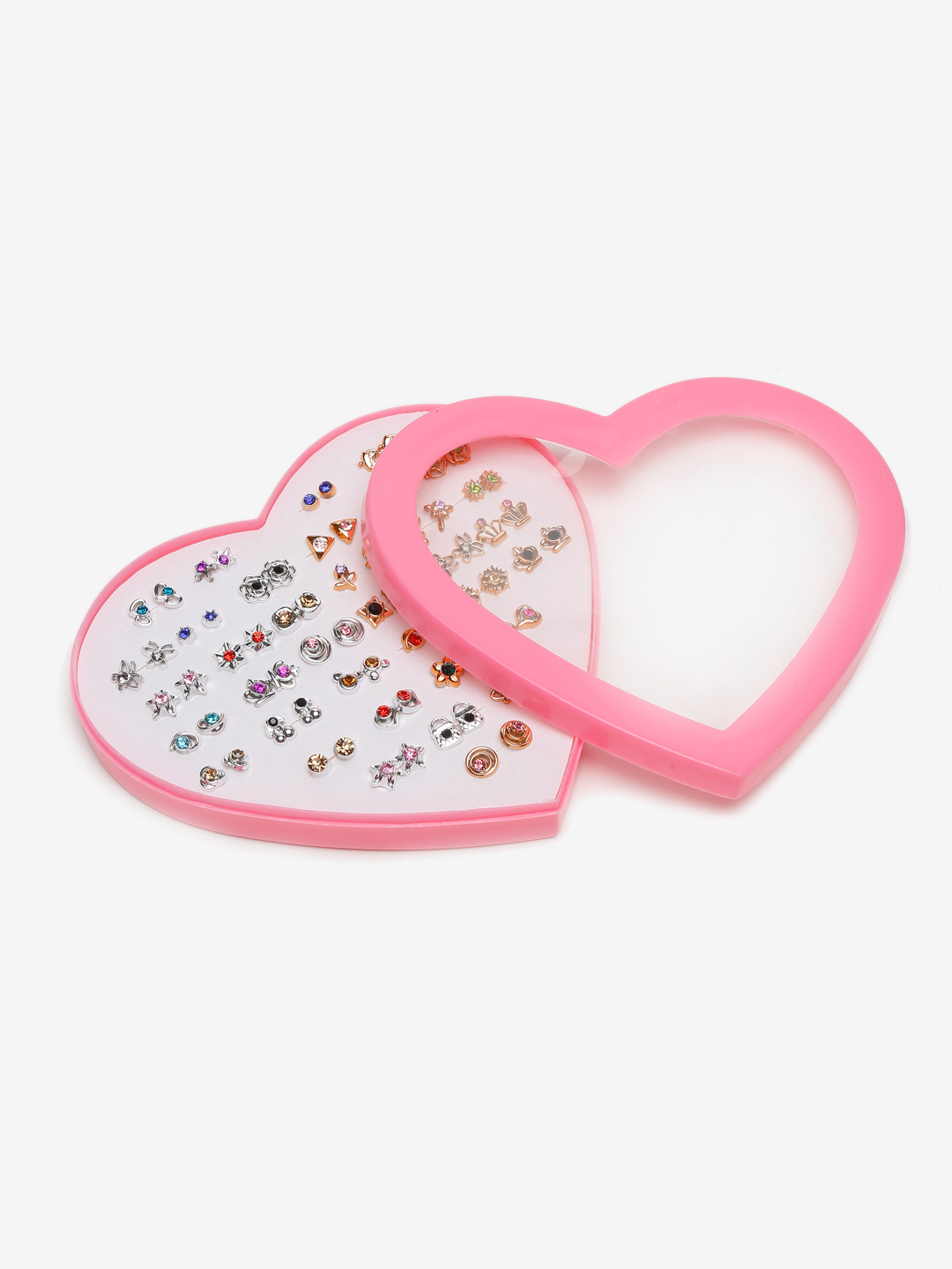 YouBella Jewellery Earrings for Women Combo of 36 Stud Tops Earring for Women and Girls (Multi-color) (Style 2)