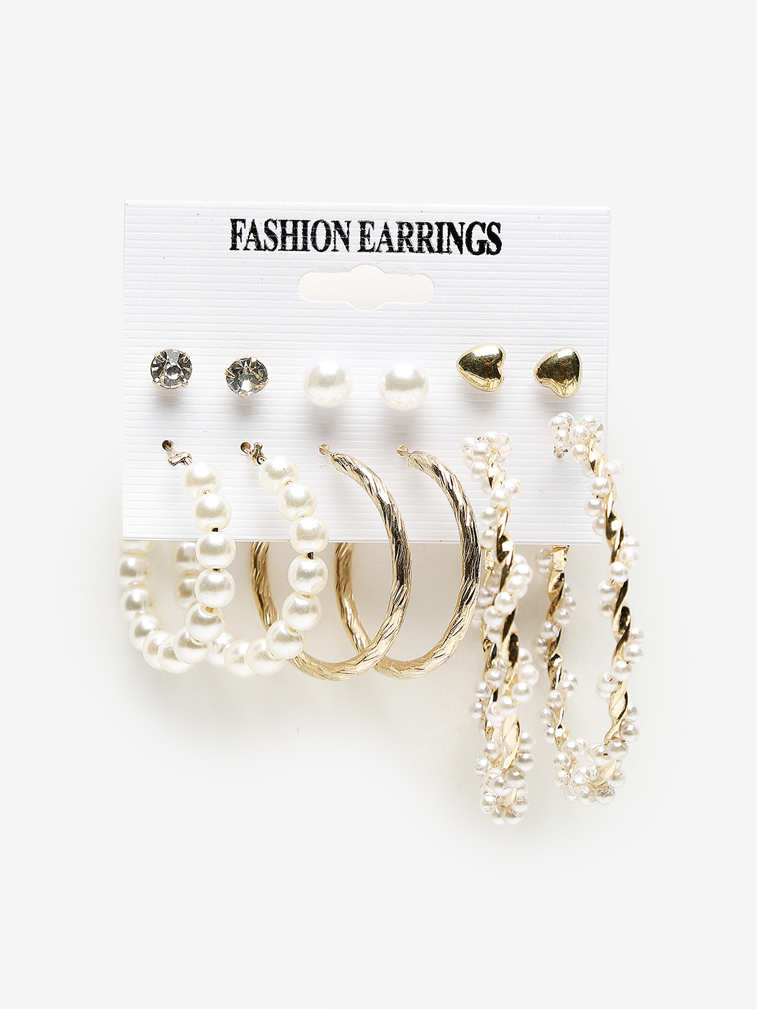 YouBella
Woman Set Of 26 Gold-Toned Contemporary Studs Earrings