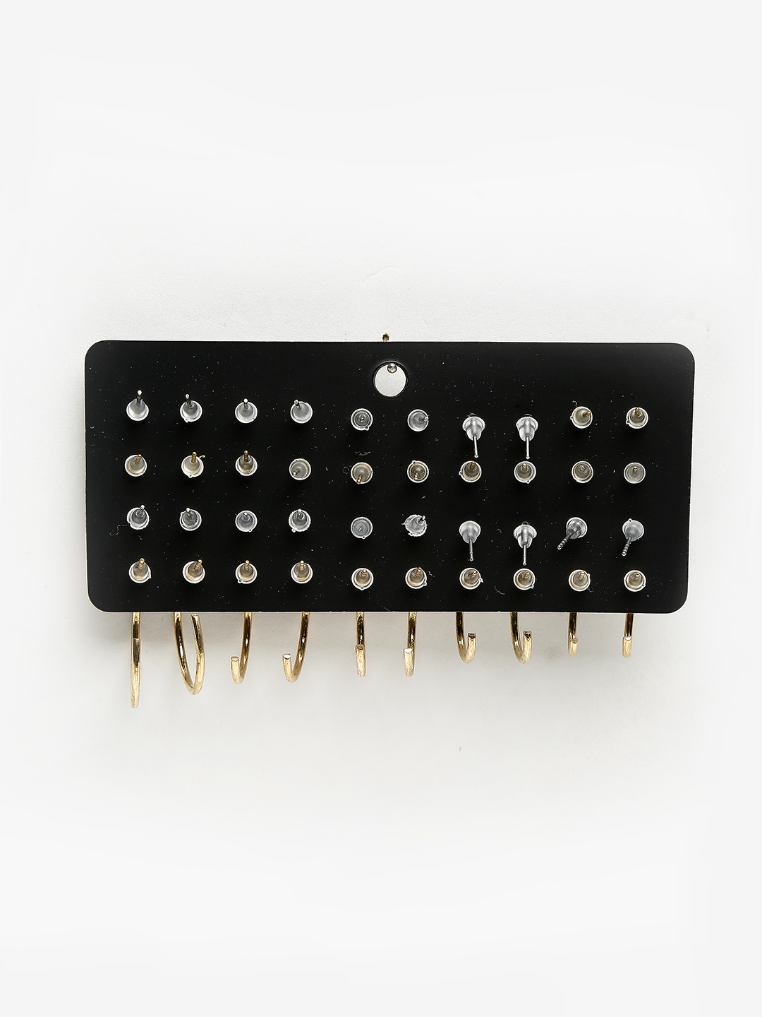 YouBella
Set Of 32 Gold-Toned Contemporary Studs Earrings