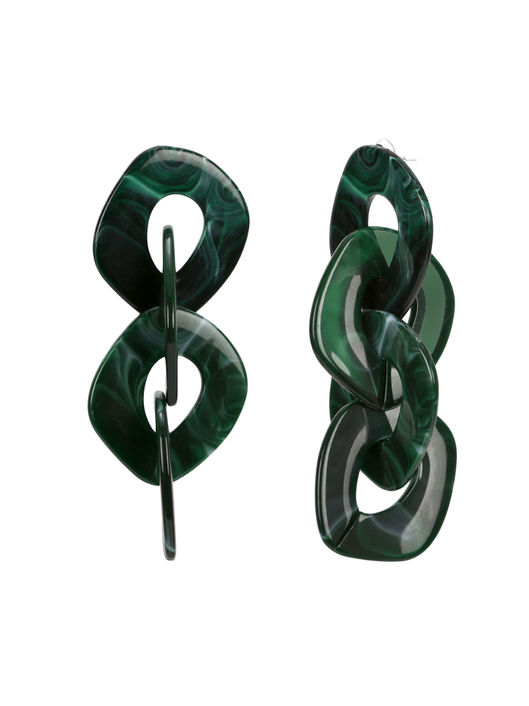 YouBella Jewellery Celebrity Inspired Earrings for women Crystal Earrings for Girls and Women (Green)