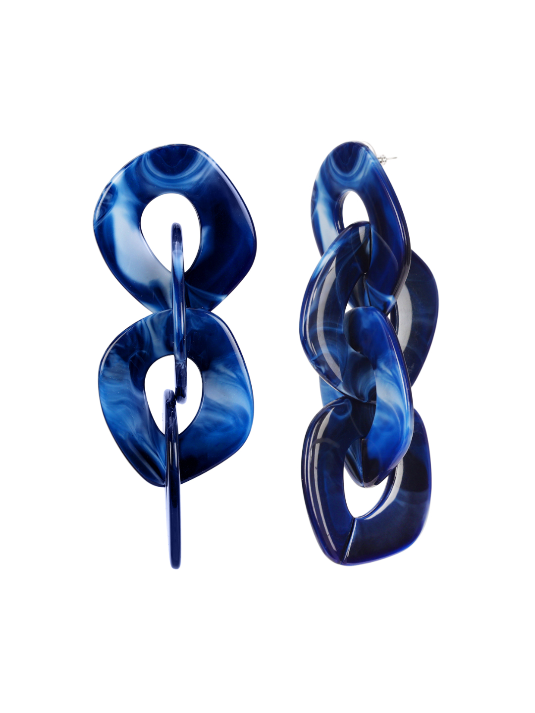 YouBella Jewellery Celebrity Inspired Earrings for women Crystal Earrings for Girls and Women (Blue)