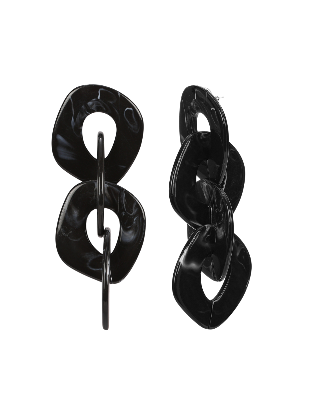 YouBella Jewellery Celebrity Inspired Earrings for women Crystal Earrings for Girls and Women (Black)