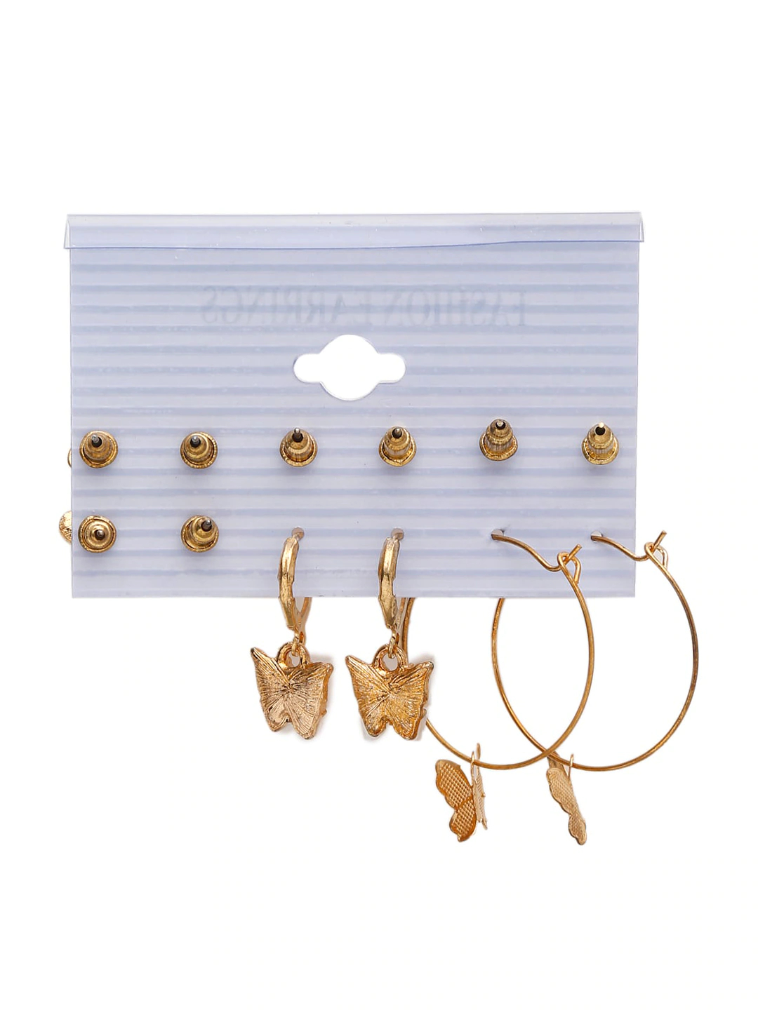 YouBella Jewellery Celebrity Inspired Gold Plated Earrings Combo for Girls and Women (Style 1)