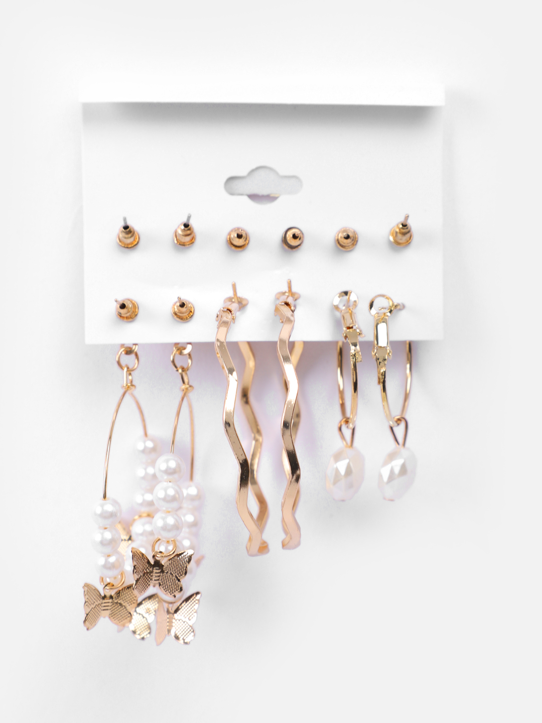YouBella Jewellery Celebrity Inspired Gold Plated Earrings Combo for Girls and Women (Style 1)