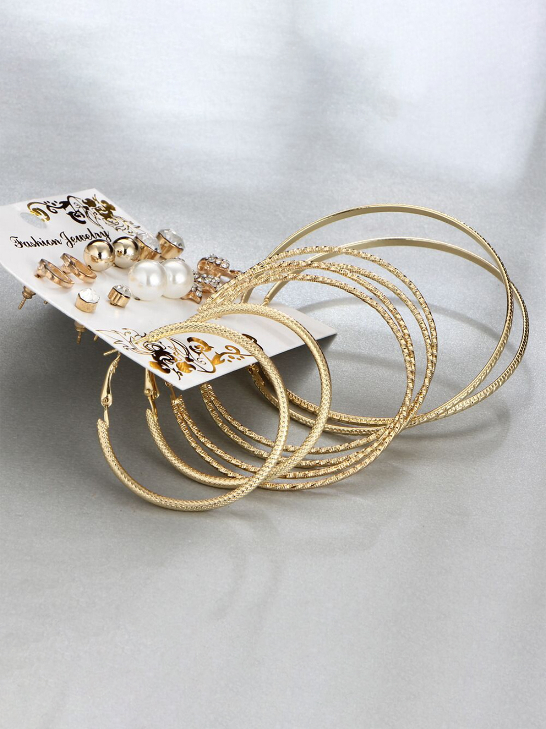 YouBella Jewellery Celebrity Inspired Gold Plated Earrings Combo for Girls and Women (Style 3)