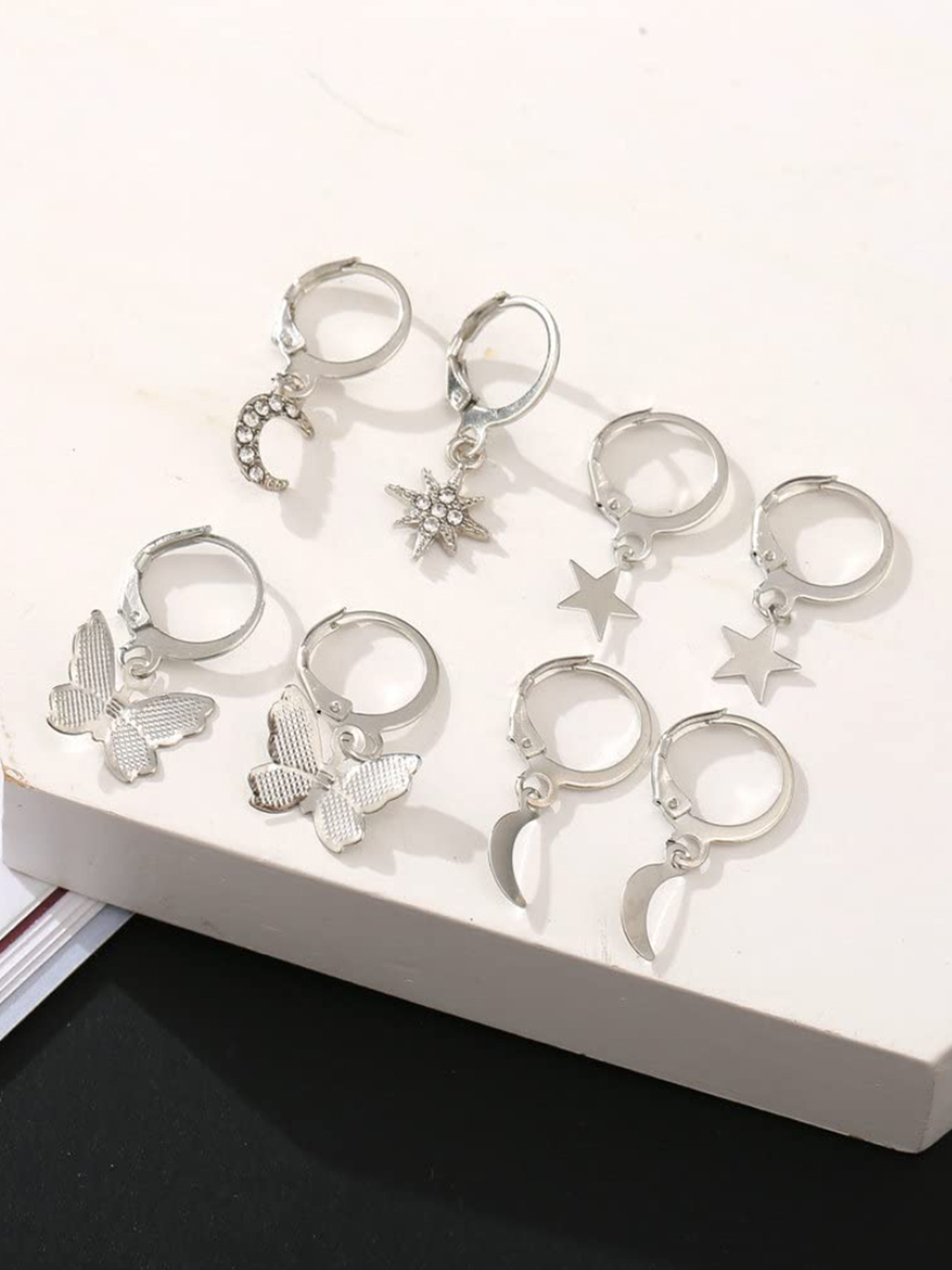 YouBella Jewellery Celebrity Inspired Gold Plated Earrings Combo for Girls and Women (Style 4)