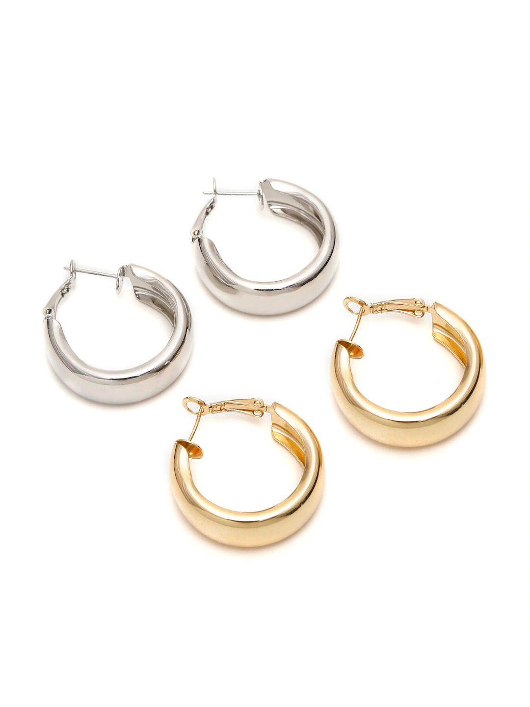 YouBella Jewellery Celebrity Inspired Earrings for women Hoop Earrings for Girls and Women (Combo)