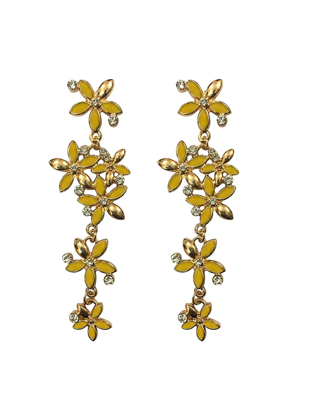 YouBella Jewellery Gold Plated Combo of Drop and Dangler Earrings for Girls and Women (Combo 1)