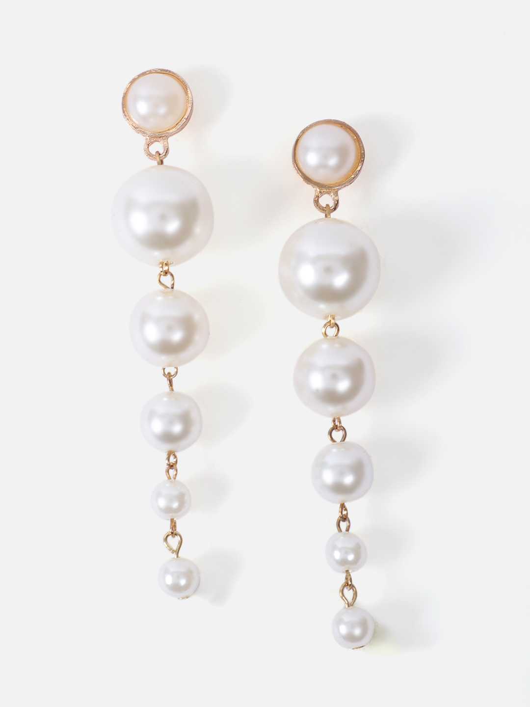 YouBella Jewellery Celebrity Inspired Pearl Long Dangler Earrings for Girls and Women (White) (YBEAR_32956), Large