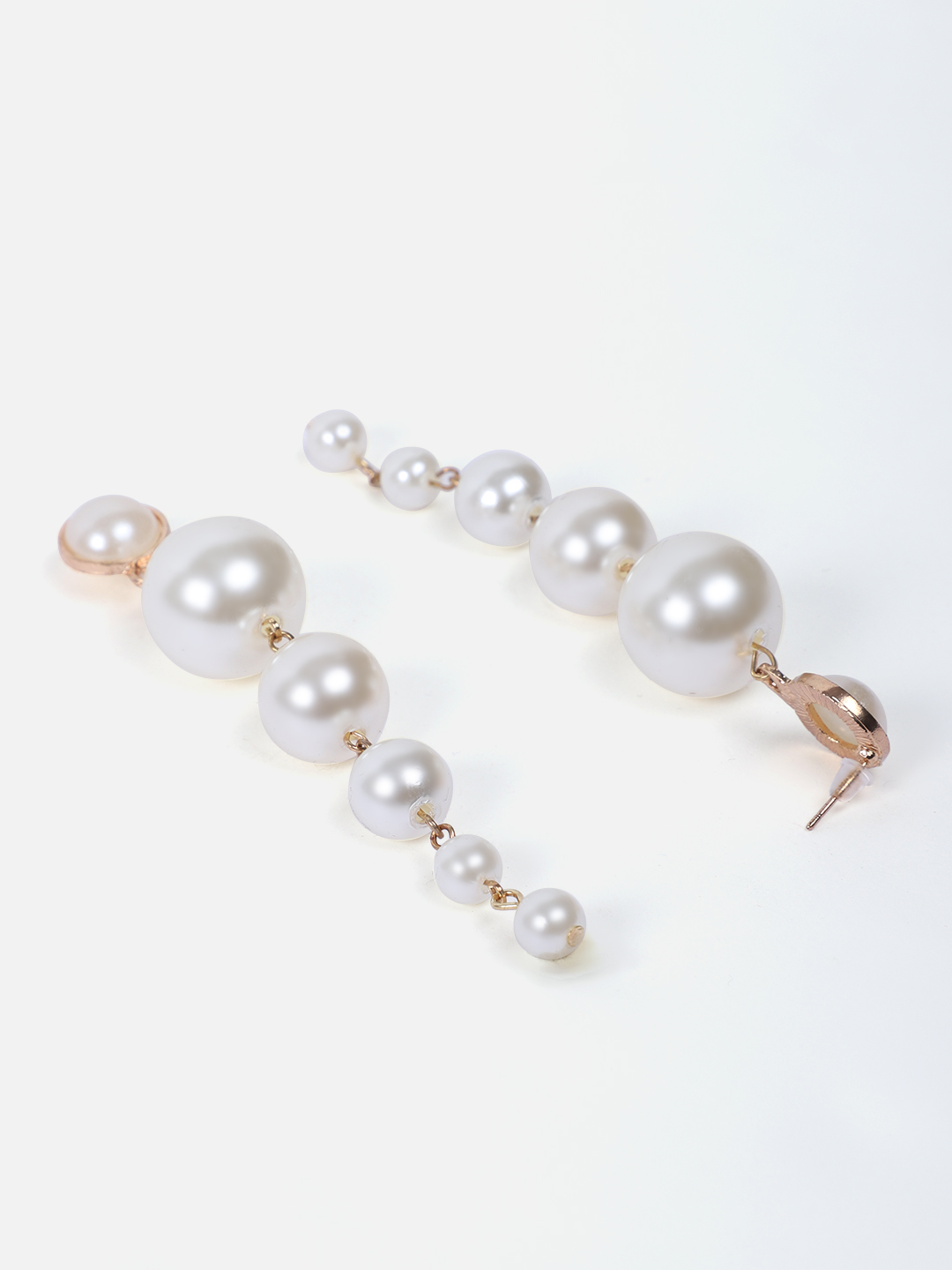 YouBella Jewellery Celebrity Inspired Pearl Long Dangler Earrings for Girls and Women (White) (YBEAR_32956), Large