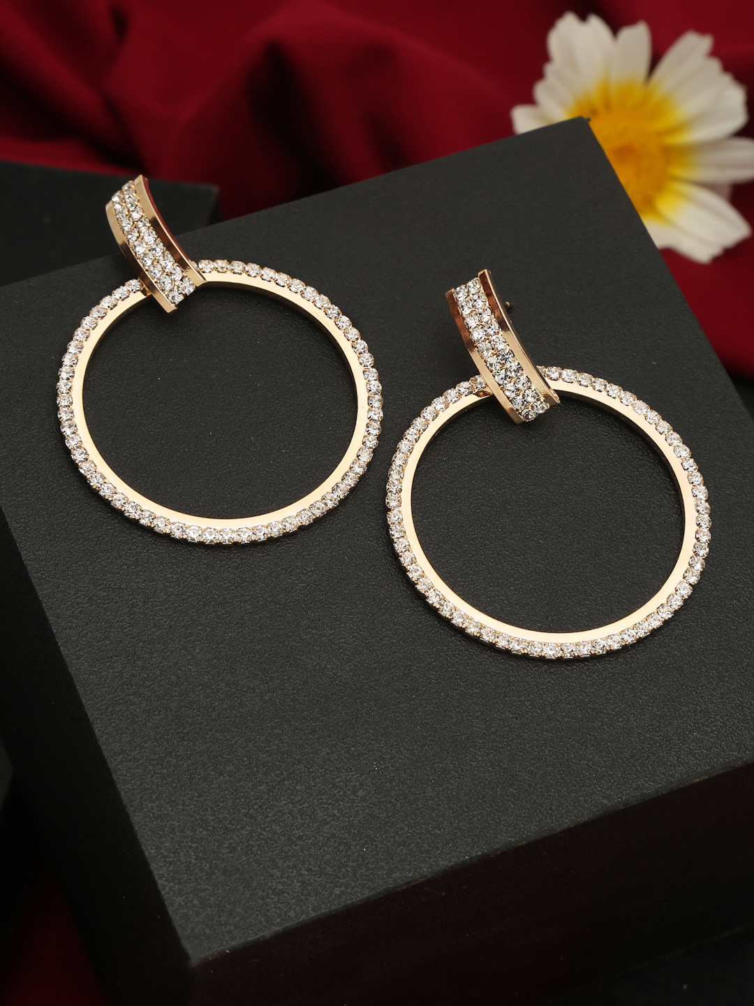 YouBella Jewellery Earings Drop and Dangler Earrings for Girls and Women (Gold)