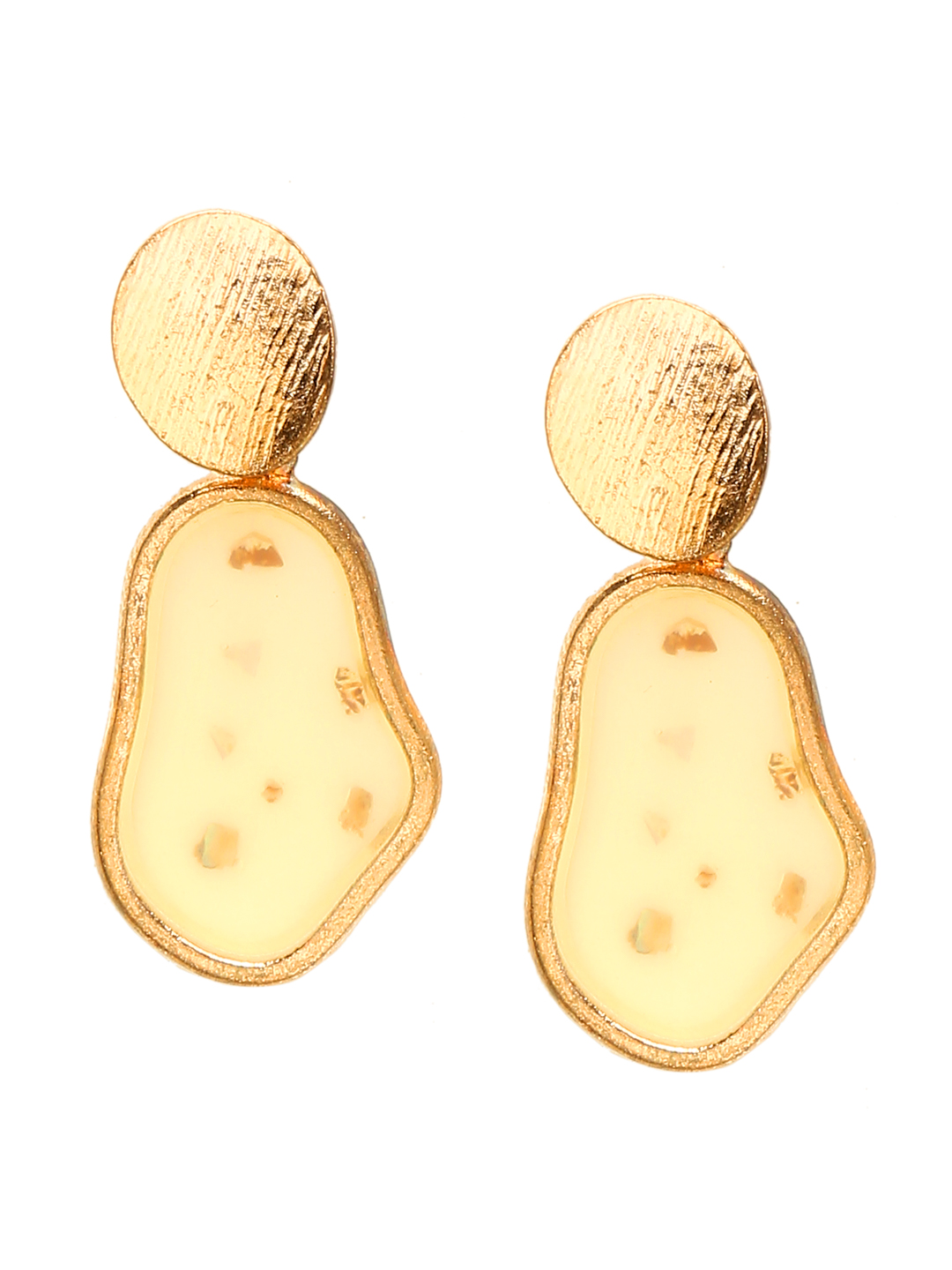 YouBella Fashion Jewellery Gold Plated Drop and Dangler Earrings for Girls and Women (Gold) (Style 1)