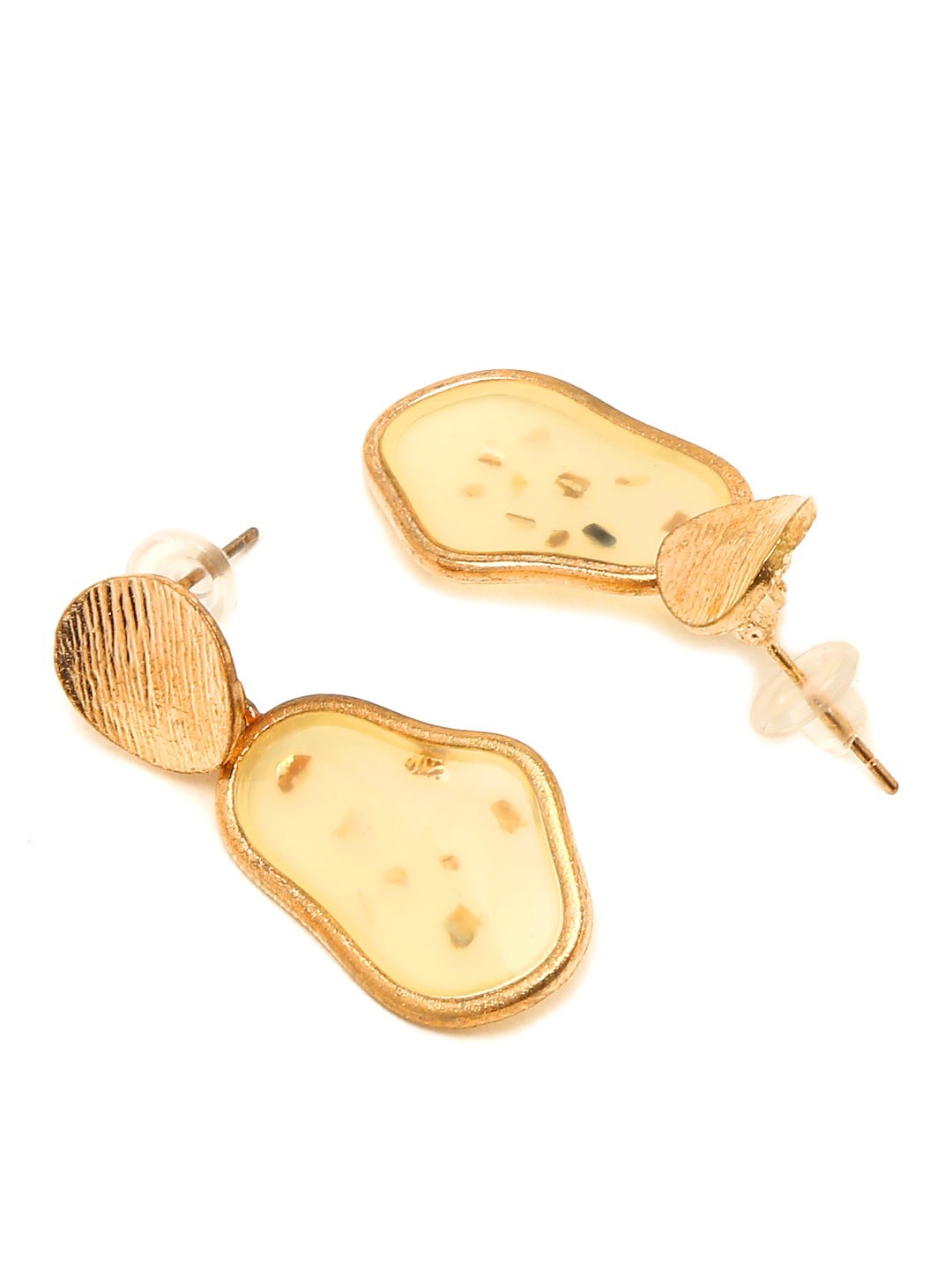 YouBella Fashion Jewellery Gold Plated Drop and Dangler Earrings for Girls and Women (Gold) (Style 1)
