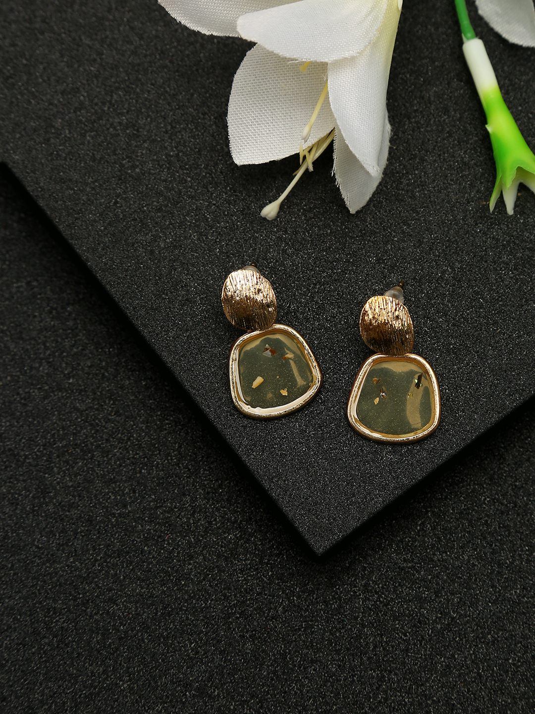 YouBella Fashion Jewellery Gold Plated Drop and Dangler Earrings for Girls and Women (Gold) (Style 2)