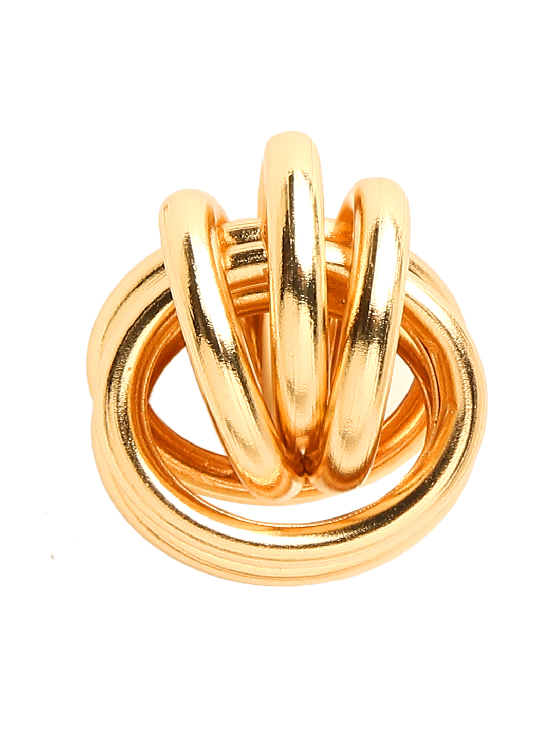 YouBella Fashion Jewellery Gold Plated Combo of 7 Pair of Stud Earrings for Girls and Women (Gold) (YBEAR_33135)