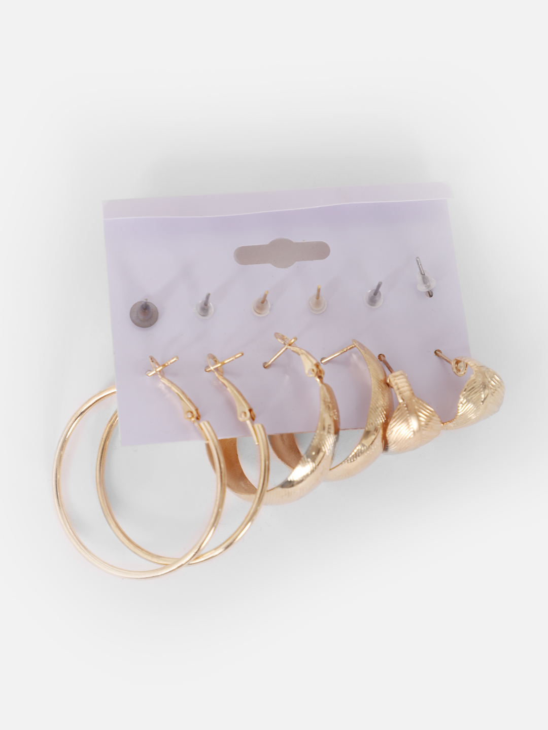 YouBella Women Set of 12 Gold-Plated Stud/Huggie/Hoop Earring