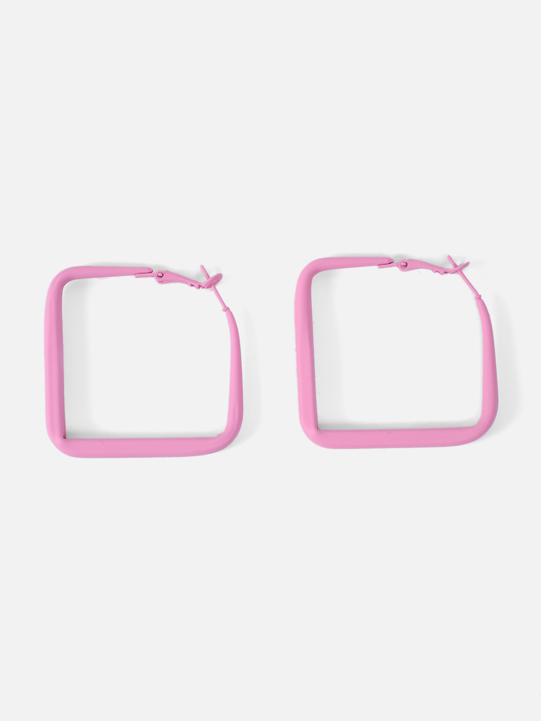 YouBella Fashion Jewellery Hoop Earrings for Girls and Women (Pink)