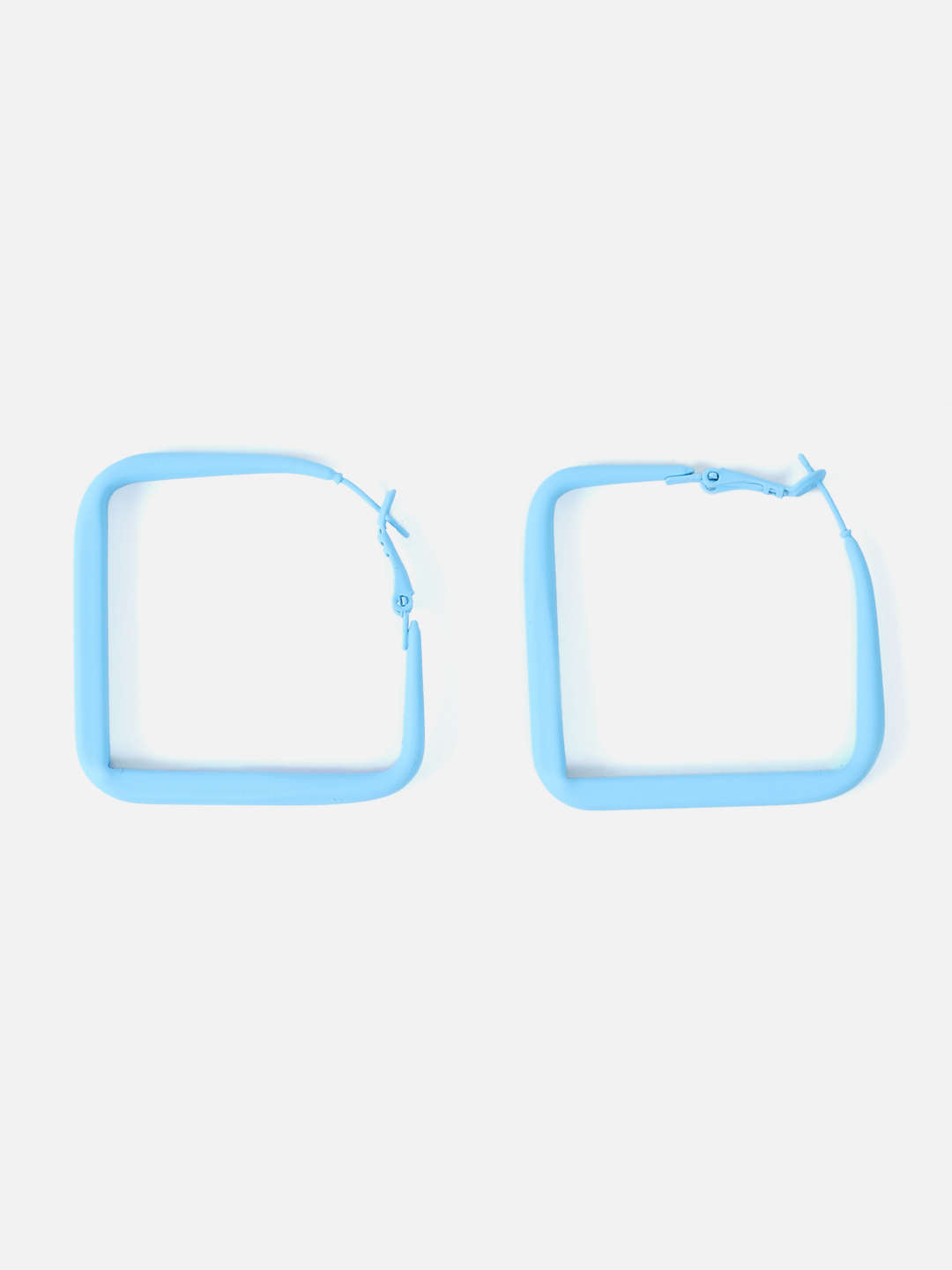 YouBella Fashion Jewellery Hoop Earrings for Girls and Women (Light Blue)