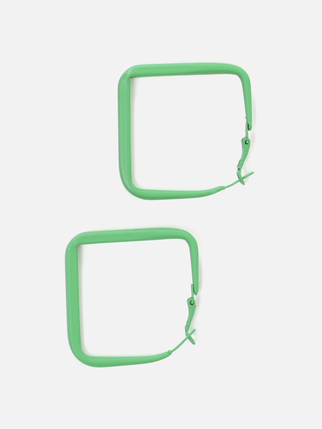 YouBella Fashion Jewellery Hoop Earrings for Girls and Women (Green)