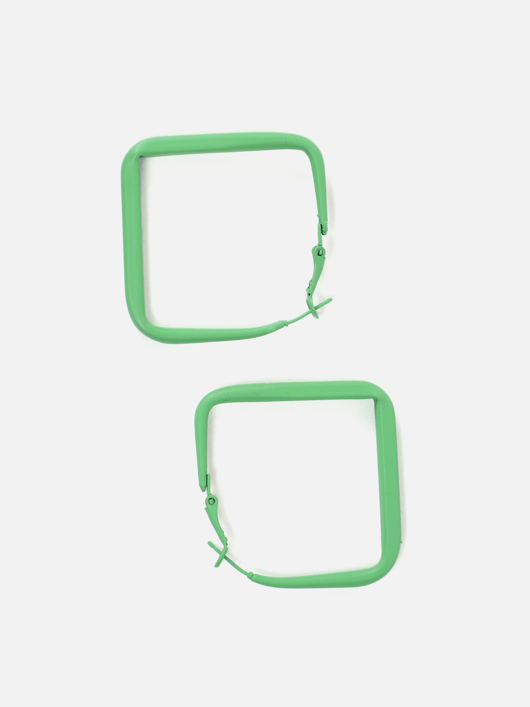 YouBella Fashion Jewellery Hoop Earrings for Girls and Women (Green)
