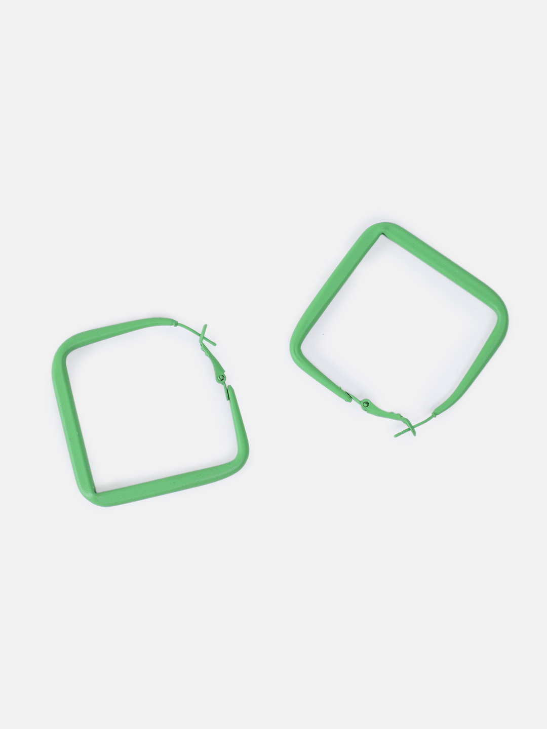 YouBella Fashion Jewellery Hoop Earrings for Girls and Women (Green)