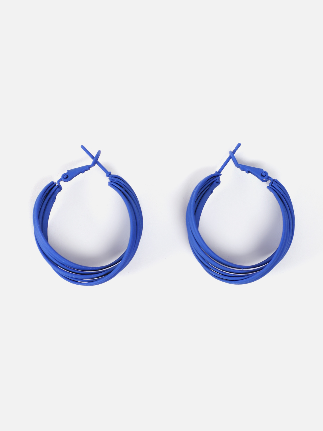 YouBella Fashion Jewellery Hoop Earrings for Girls and Women (Blue)