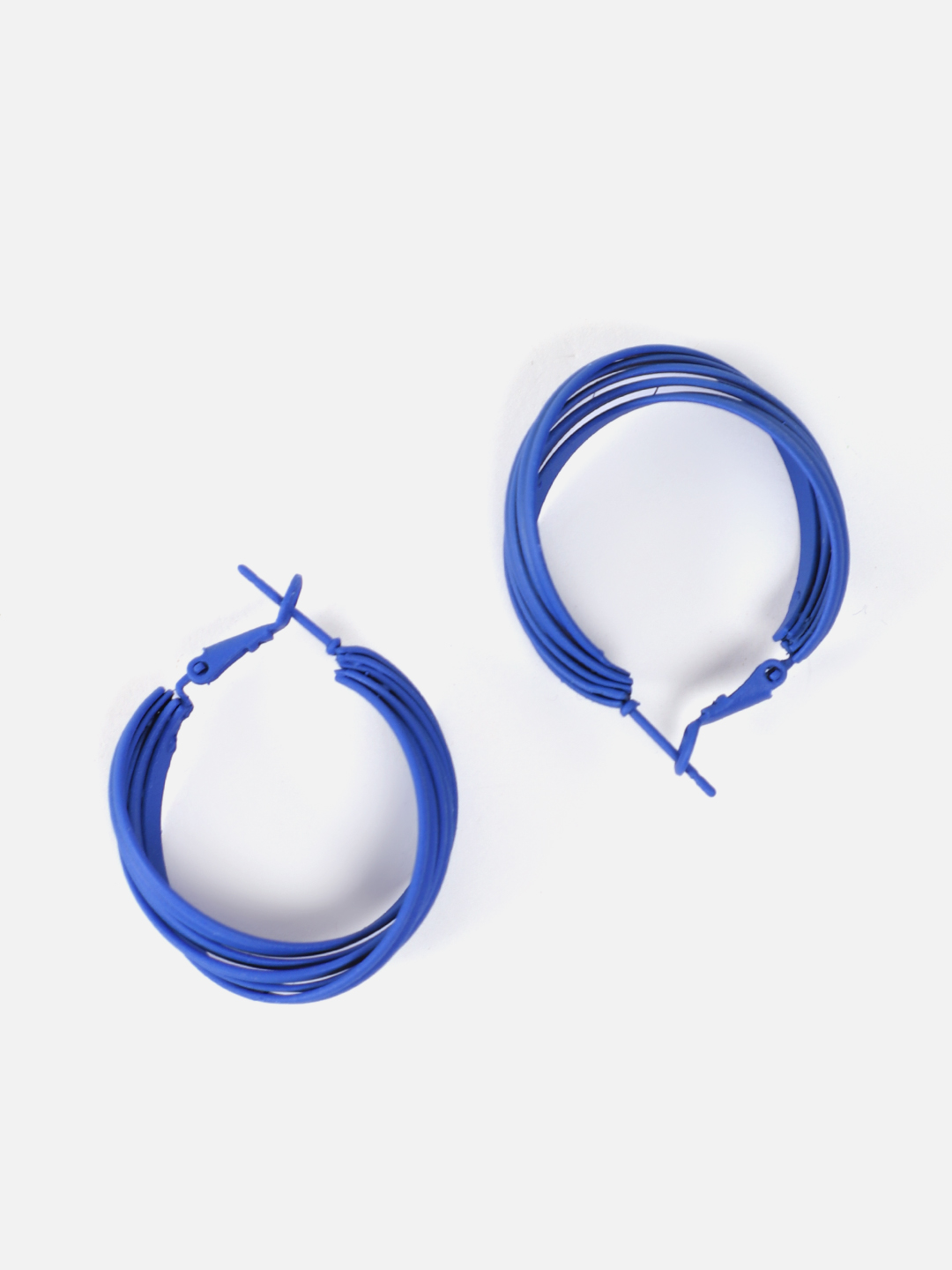 YouBella Fashion Jewellery Hoop Earrings for Girls and Women (Blue)