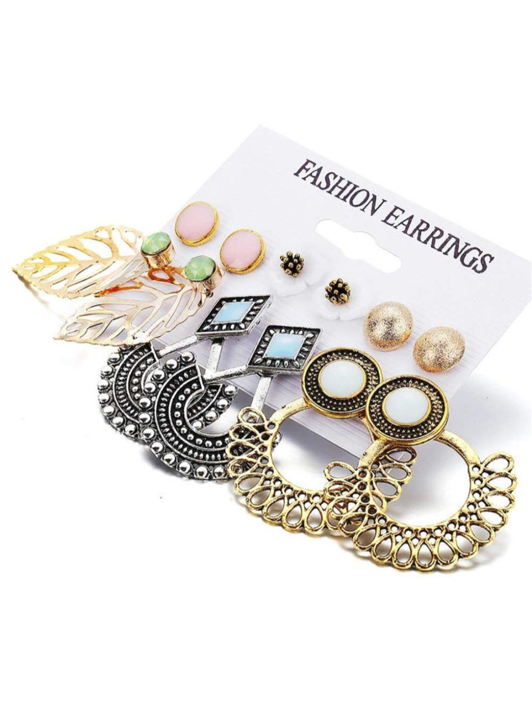 YouBella Fashion Jewellery Gold Plated Ear rings Combo of Earrings for Girls and Women (Style 3)