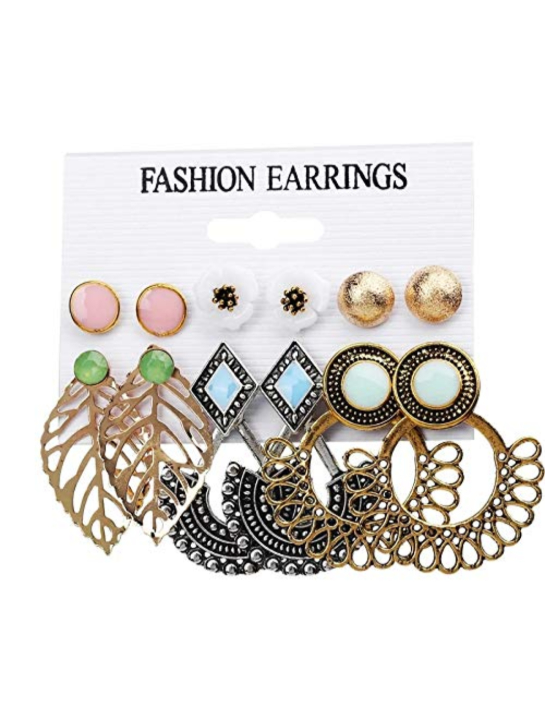 YouBella Fashion Jewellery Gold Plated Ear rings Combo of Earrings for Girls and Women (Style 3)
