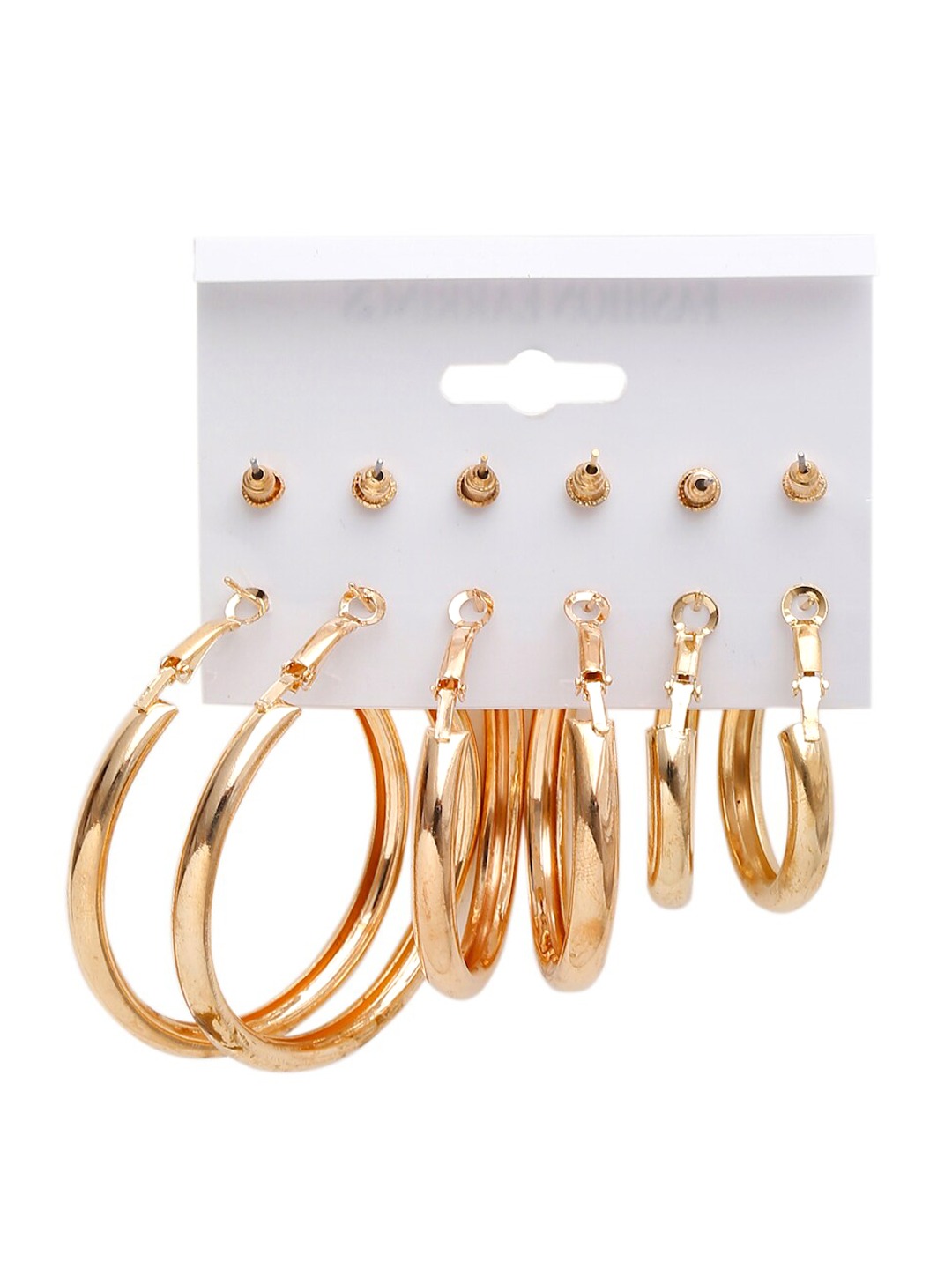 YouBella Fashion Jewellery Gold Plated Ear rings Combo of Earrings for Girls and Women (Style 3)