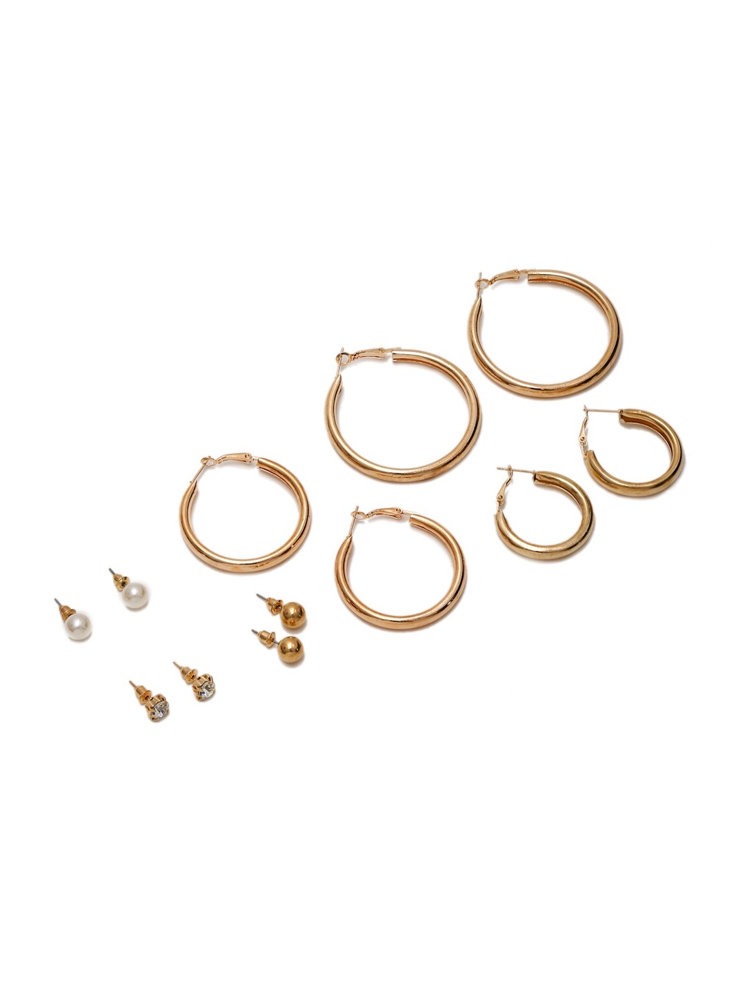 YouBella Fashion Jewellery Gold Plated Ear rings Combo of Earrings for Girls and Women (Style 4)