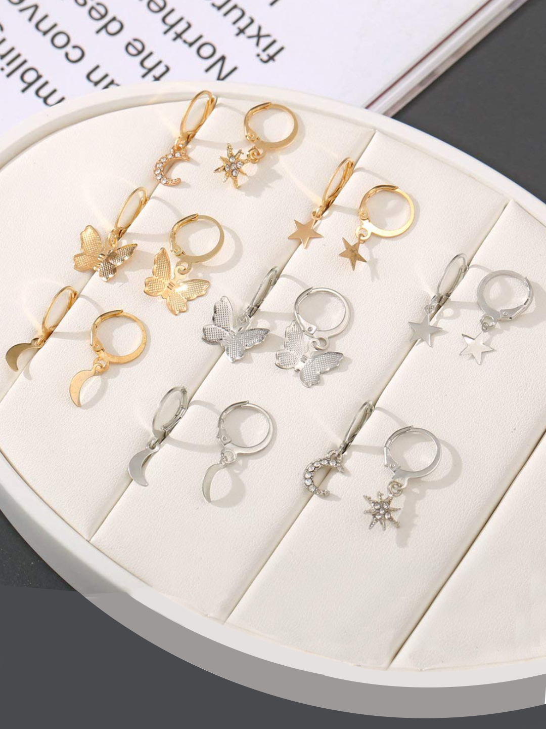 YouBella Fashion Jewellery Gold Plated Ear rings Combo of Earrings for Girls and Women (Style 4)